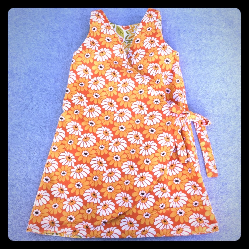 🍯5/$15 Boho toddler dress, reversible